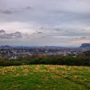Edinburgh från Blackfordberget
