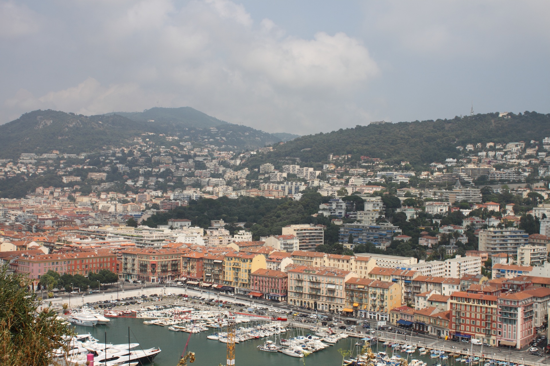 The port at Nice